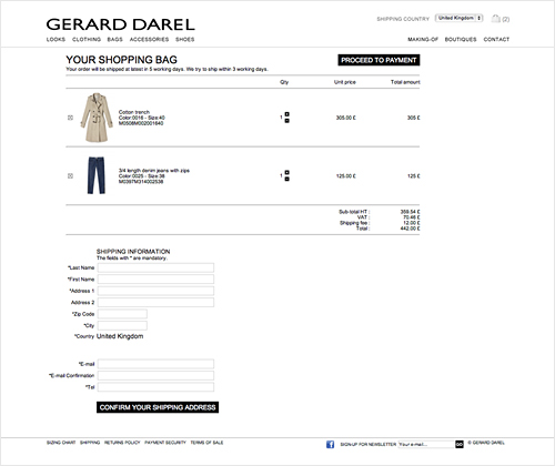 gerard darel e-boutique